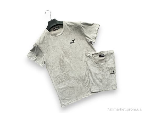 Футболка чоловіча Літо A009-1 grey (5 шт. р.сіткаS-2XL) "Verton" недорого оптом від прямого постачальника, зображення 2