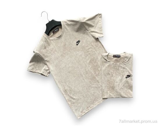 Футболка чоловіча Літо A010-3 beige (5 шт. р.сіткаS-2XL) "Verton" недорого оптом від прямого постачальника, зображення 2