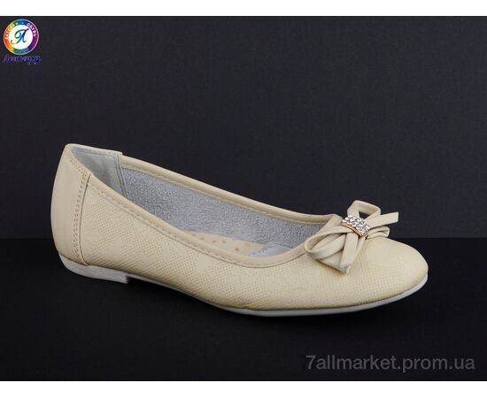 Фотография Балетки детские на девочку Весна/осень 6036-3 (8 пар р.32-37) "Леопард" недорого оптом от прямого поставщика, изображение 2