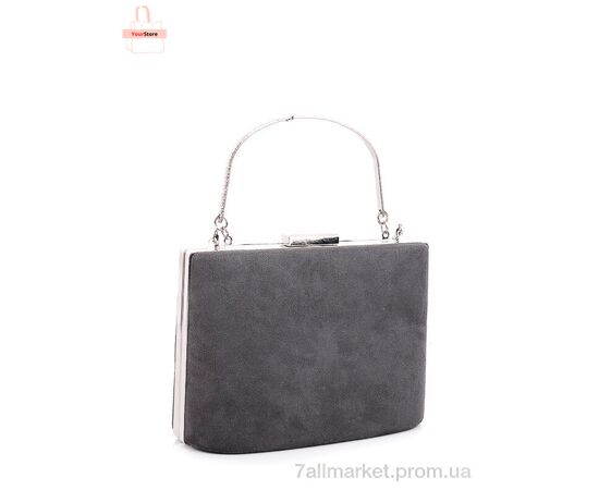 Жіноча сумка 6616 grey 13*19*9 см, "YourStore" недорого оптом від прямого постачальника, зображення 2