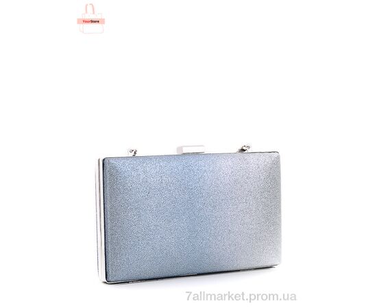 Жіноча сумка 633-3 l.blue-silver 12*20*3 см, "YourStore" недорого оптом від прямого постачальника, зображення 2