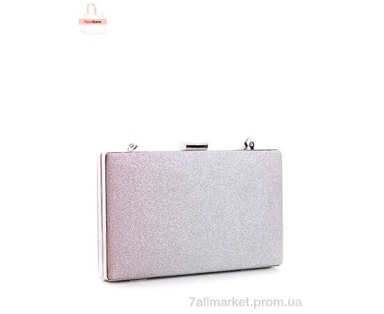 Жіноча сумка 633-3 pink-silver 12*20*3 см, "YourStore" недорого оптом від прямого постачальника, зображення 2