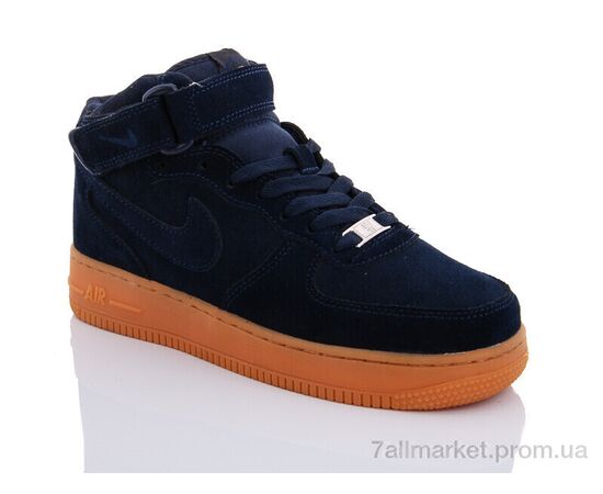 Фотография Кроссовки женские модные Весна/осень S1506 navy замш (8 пар р.37-41) "CR" недорого оптом от прямого поставщика, изображение 2