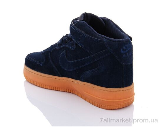 Фотография Кроссовки женские модные Весна/осень S1506 navy замш (8 пар р.37-41) "CR" недорого оптом от прямого поставщика, изображение 3