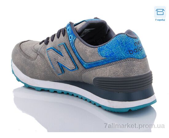 Фотография Кроссовки женские модные Весна/осень 574 navy (8 пар р.37-41) "CR" недорого оптом от прямого поставщика, изображение 3