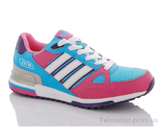 Фотография Кроссовки женские модные Весна/осень 9217 pink (8 пар р.36-41) "CR" недорого оптом от прямого поставщика, изображение 2