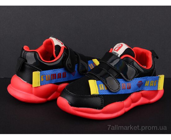 Фотография Кроссовки детские модные Весна/осень NC105 red (6 пар р.21-26) "Clibee" недорого оптом от прямого поставщика, изображение 2