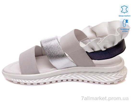 Фотография Босоножки детские летние Лето R539951036 GR (8 пар р.31-36) "Weestep" недорого оптом от прямого поставщика, изображение 2