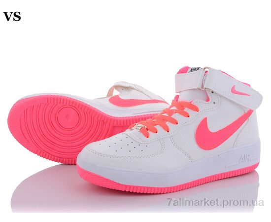 Фотография Кроссовки женские модные Весна/осень Бело-розовые (6 пар р.36-39) "VS" недорого оптом от прямого поставщика, изображение 2