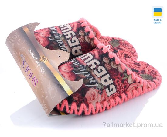 Тапки жіночі для будинку Весна/осінь 5-130 (10 пар р.36-41) "Active" недорого оптом від прямого постачальника, зображення 3