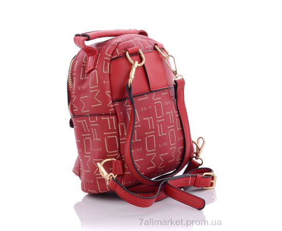 Рюкзак жіночий C917 claret 24*18*10 см, "GLAMORTA" недорого оптом від прямого постачальника, зображення 2