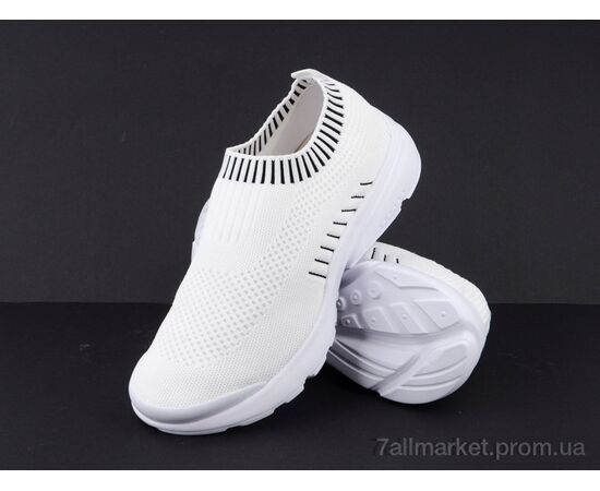 Кросівки чоловічі модні Літо 24-109 white-black (8 пар р.40-45) "Violeta" недорого оптом від прямого постачальника, зображення 2