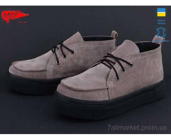 Черевики жіночі стильні Весна/осінь 299кофе з. (6 пар р.36-41) "ARTO" недорого оптом від прямого постачальника, зображення 2