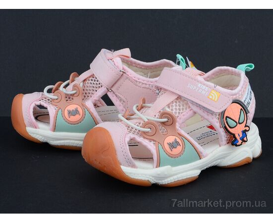 Босоніжки дитячі літні Літо BD2006-3 роз. (8 пар р.22-26) "Class Shoes" недорого оптом від прямого постачальника, зображення 2