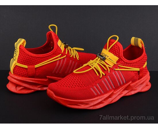 Кросівки жіночі модні Літо 45-77 red (8 пар р.36-41) "Violeta" недорого оптом від прямого постачальника, зображення 2