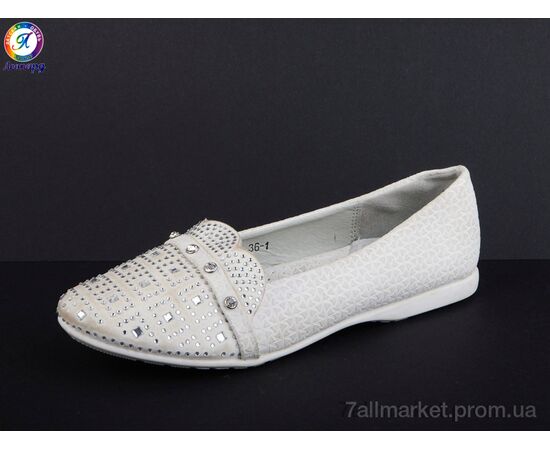 Балетки дитячі на дівчинку Весна/осінь 36-1 (8 пар р.32-37) "Леопард" недорого оптом від прямого постачальника, зображення 2