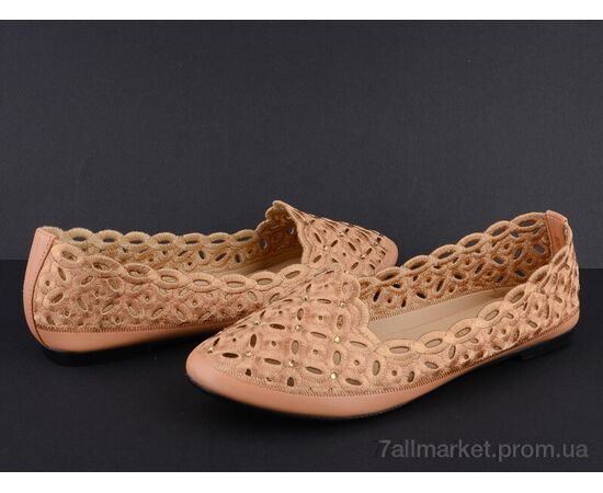 Фотография Балетки женские удобные Лето B30-3 (8 пар р.36-41) "Коронате" недорого оптом от прямого поставщика, изображение 2
