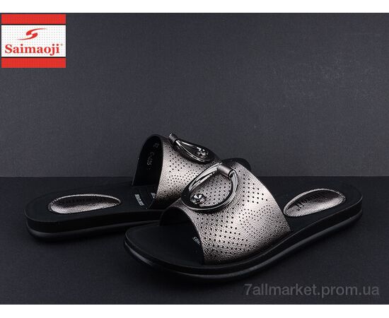Фотография Шлепки женские облегченные Лето 907-8 (8 пар р.36-41) "Saimaoji" недорого оптом от прямого поставщика, изображение 2