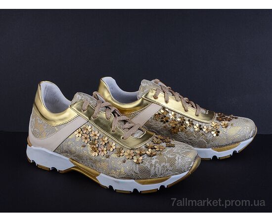 Кросівки жіночі модні Весна/осінь 5000 gold (8 пар р.36-40) "Mona Lisa" недорого оптом від прямого постачальника, зображення 2