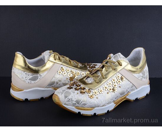 Кросівки жіночі модні Весна/осінь 5000 white (8 пар р.36-40) "Mona Lisa" недорого оптом від прямого постачальника, зображення 2