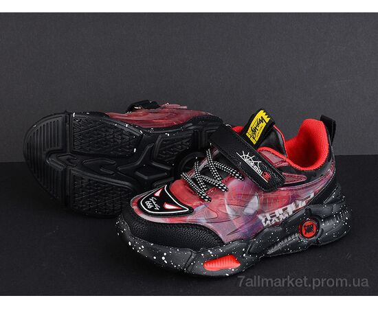 Фотография Кроссовки детские модные Весна/осень Q104-A529 red (8 пар р.26-31) "Violeta" недорого оптом от прямого поставщика, изображение 2