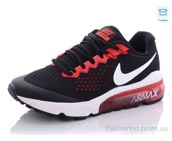 Кросівки чоловічі модні Весна/осінь FQ2 чорно-червоний (8 пар р.40-44) "CR" недорого оптом від прямого постачальника, зображення 2