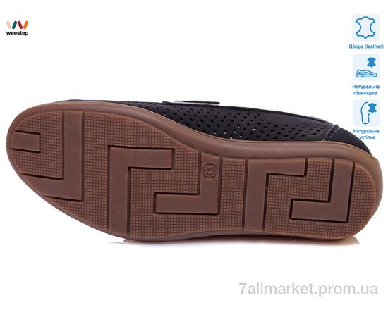 Туфлі дитячі зручні Літо R011954022 DB (8 пар р.32-37) "Weestep" недорого оптом від прямого постачальника, зображення 3