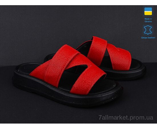 Шльопанці жіночі полегшені Літо 3145 красн. (6 пар р.36-40) "S.Sofi.S" недорого оптом від прямого постачальника, зображення 2