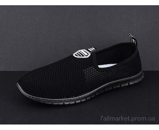 Фотография Слипоны женские тканевые Лето 536 black (10 пар р.36-40) "RGP" недорого оптом от прямого поставщика, изображение 2