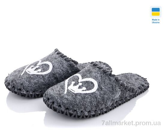 Фотография Тапки женские для дома Весна/осень 296W серый (9 пар р.36-41) "Active" недорого оптом от прямого поставщика, изображение 2