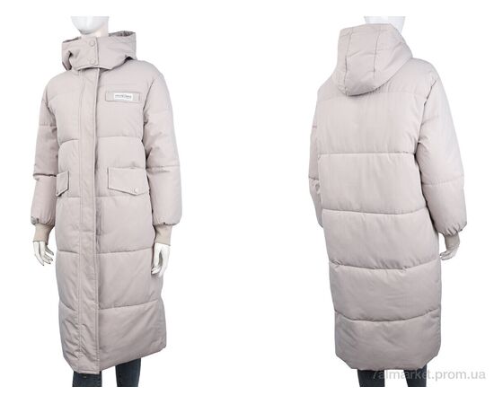 Фотография Пальто женское Зима C6809 beige (09081) (4 шт. р.сетка 50-56) "Obuvok" недорого оптом от прямого поставщика, изображение 3