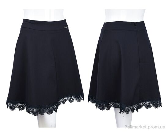 Фотография Юбка детская Весна/осень 6051-2 navy (08999) (5 шт. р.сетка 36-44) "Obuvok" недорого оптом от прямого поставщика, изображение 3