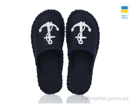 Тапки чоловічі домашні Весна/осінь 334M синій (9 пар р.40-45) "Active" недорого оптом від прямого постачальника, зображення 2