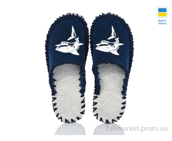Тапки чоловічі домашні Весна/осінь 379M синій (9 пар р.40-45) "Active" недорого оптом від прямого постачальника, зображення 2
