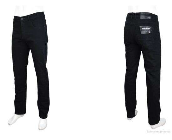 Джинси чоловічі Весна/осінь Z7107-1 (8 шт. р.сітка32-42) "Baron" недорого оптом від прямого постачальника, зображення 3