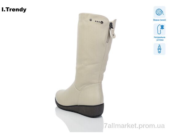 Чоботи жіночі зручні Зима DH961-9 (6 пар р.37-42) "Trendy" недорого оптом від прямого постачальника, зображення 2