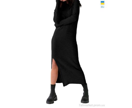 Фотография Платье женское Весна/осень 205 чорн (2 шт. р.сетка 42/44-46/48) "Adam&Eva" недорого оптом от прямого поставщика, изображение 2