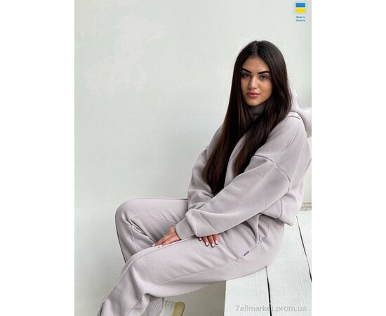 Фотография Спортивный костюм женский Весна/осень 55-1 св.меланж (2 шт. р.сетка 42/44-50/52) "Adam&Eva" недорого оптом от прямого поставщика, изображение 2