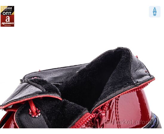 Фотография Ботинки детские удобные Весна/осень P702A wine (6 пар р.26-27) "Clibee" недорого оптом от прямого поставщика, изображение 2