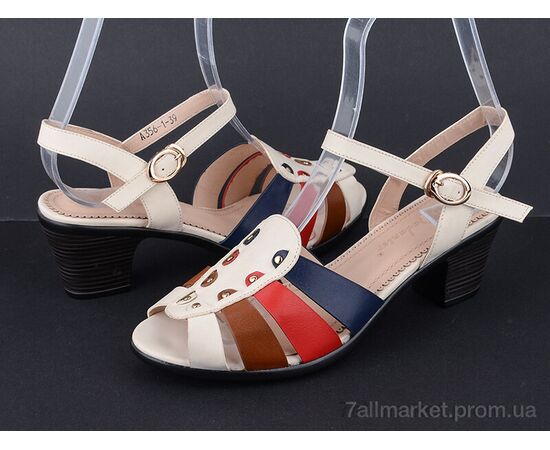 Босоніжки жіночі літні Літо A356-1 (8 пар р.36-41) "Rama" недорого оптом від прямого постачальника, зображення 2