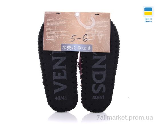 Тапки жіночі для будинку Весна/осінь 5-6 (10 пар р.36-41) "Active" недорого оптом від прямого постачальника, зображення 2