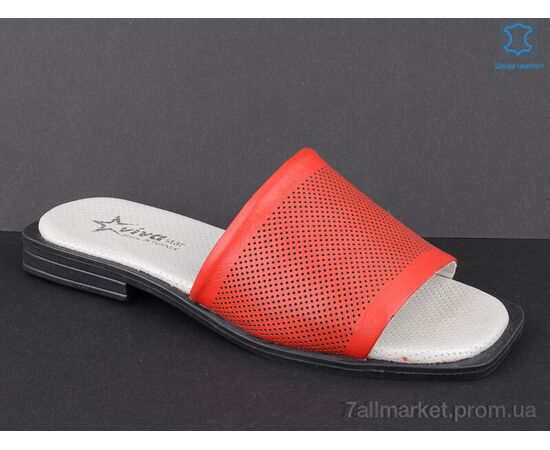Шльопанці жіночі полегшені Літо 002-3 red (5 пар р.37-41) "Viva Star" недорого оптом від прямого постачальника, зображення 2