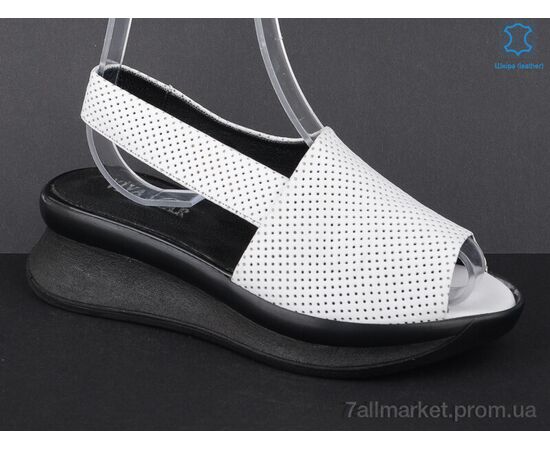 Босоніжки жіночі літні Літо 569-010 white (5 пар р.36-40) "Viva Star" недорого оптом від прямого постачальника, зображення 2