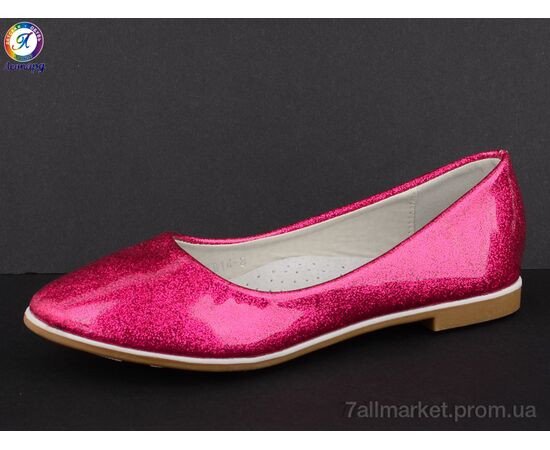 Фотография Балетки детские на девочку Весна/осень WB14-8 (8 пар р.30-37) "Леопард" недорого оптом от прямого поставщика, изображение 2