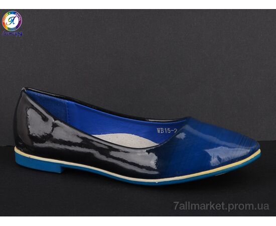 Фотография Балетки детские на девочку Весна/осень WB15-2 (8 пар р.30-37) "Леопард" недорого оптом от прямого поставщика, изображение 2