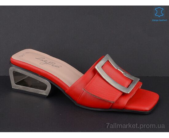 Шльопанці жіночі полегшені Літо 148-18 red (5 пар р.36-40) "Viva Star" недорого оптом від прямого постачальника, зображення 2