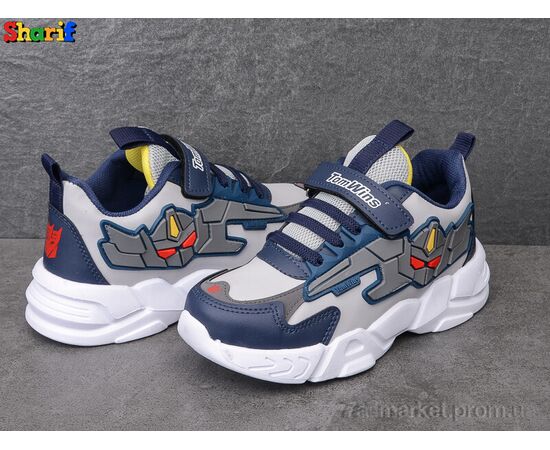 Фотография Кроссовки детские модные Весна/осень 023-4 (31-35) (8 пар р.31-35) "Sharif" недорого оптом от прямого поставщика, изображение 2