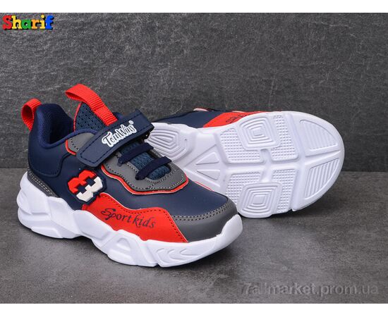 Фотография Кроссовки детские модные Весна/осень 019-11 (26-30) (8 пар р.26-30) "Sharif" недорого оптом от прямого поставщика, изображение 2