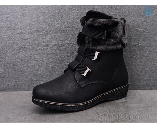 Черевики жіночі стильні Зима H869-1-X (6 пар р.41-44) "Коронате" недорого оптом від прямого постачальника, зображення 2