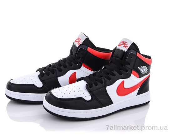 Кросівки чоловічі модні Весна/осінь 2018A black-white-red (5 пар р.40-44) "Violeta" недорого оптом від прямого постачальника, зображення 2